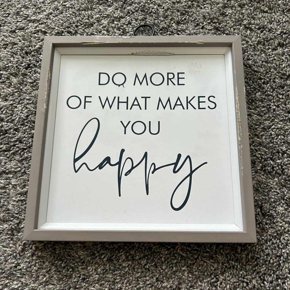 Gray Inspirational Wall Art Decor